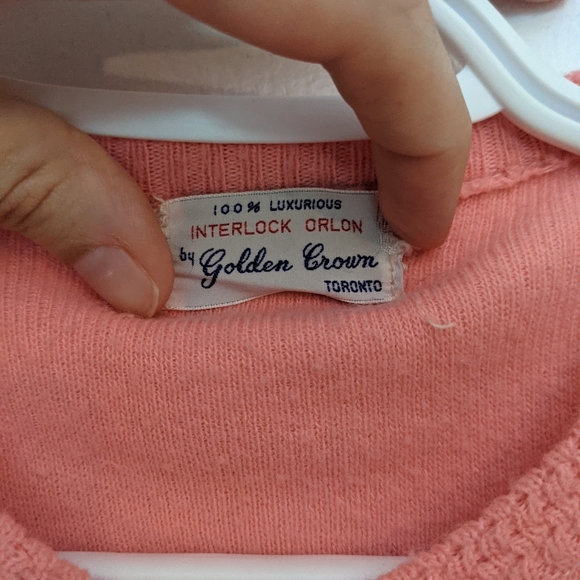 Vintage Pink Cardigan - Picture 4 of 6